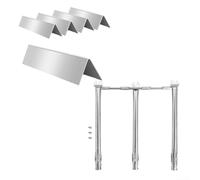 Barres pour flavorizer 7636 Acier pour Weber pour spirit E310 S310(A) | Distribution chaleur uniforme, cuisson parfaite, évite surchauffe, bars 7636, design unique
