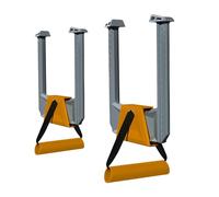 Barres pour l'extérieur - Traction réglable - Entraînement de force de porte - Poignée en mousse - Outil d'entraînement - Portable - Pas de perçage - Appareil de fitness pour l'extérieur