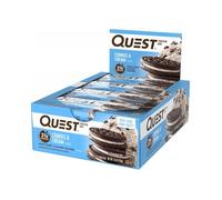 Barres proteinees 12x60g Cookies et crème Quest Nutrition Proteine