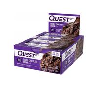 Barres proteinees 12x60g Double chocolat en morceaux Quest Nutrition Proteine