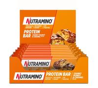 Barres Protéinées - Nutramino Protein Bar - Chunky Peanut & Caramel Boite de 12