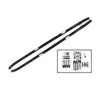 Barres Rails de toit décoratifs pour Evoque L538 11-18 Panoramique Noir brillant