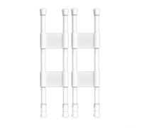 Barres réglables sécurisées pour camping-car - Longueur de 40 à 70,1 cm - Tiges réglables en acier inoxydable, stabilisateurs de nourriture et de boissons pour réfrigérateur de véhicule récréatif