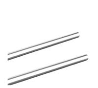 Barres rondes à tour à arbre plein, Tiges rondes en acier inoxydable 304, lot de 2, diamètre 2-8 mm, longueur 200-500 mm, for loisirs créatifs.(2mm 2pcs,200mm)
