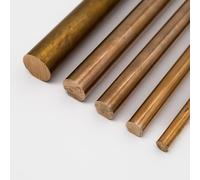 Barres rondes en bronze CuSn8 Diamètre 3-30 mm, longueur 50-2000 mm Alliage CW453K Matériau plein Profil rond Tige Anodes (longueur : 100 mm = 10 cm, Ø 6 mm)