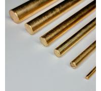 Barres rondes en bronze CuSn8 Diamètre 3-30 mm, longueur 50-2000 mm Alliage CW453K Matériau plein Profil rond Tige Anodes (longueur : 250 mm = 25 cm, Ø 9 mm)