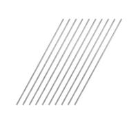 Barres rondes massives en acier inoxydable 304, diamètres 1/1,5/2/2,5/3/4 mm, 10 pièces, longueurs 100/150/200/250/300 mm(1.5mm x 200mm)