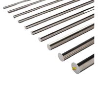 Barres rondes pour tour à axe solide, Tige linéaire en acier inoxydable 303, diamètre 5-10 mm, longueur 500 mm(10mm)