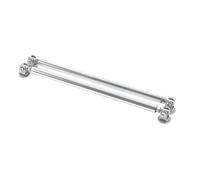 Barres stabilisatrices pour auto 1 paire de barres renfort universelles pour pare-chocs avant et arrière, réglables, pour une utilisation en course automobile (75/100/150/200 mm)(Silver 20cm)