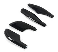 Barres Supérieures Voiture Pour Toyota Pour Land Pour Cruiser Pour Prado J90 1996-2002 Noir Extérieur Toit Rail Couvercle D'extrémité Coque Capuchon Remplacement 4PCS Porte-Bagages Toit(Noir)