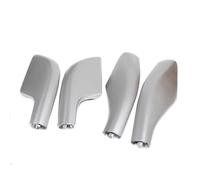 Barres Supérieures Voiture Pour Toyota Pour Land Pour Cruiser Pour Prado J90 1996-2002 Noir Extérieur Toit Rail Couvercle D'extrémité Coque Capuchon Remplacement 4PCS Porte-Bagages Toit(Argent)