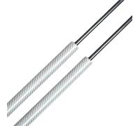 Barres Support Ressort Gaz 904501HB9A Pour Nissan Pour Micra Pour Mars Pour K13 2010-2017 2 Pièces Coffre Arrière Hayon Entretoises À Gaz Tiges Support Levage(Silver)