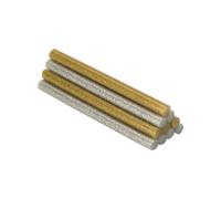 Barres thermofusibles Salki 430208 Argent Or Scintillant Décoration Ø 8 x 95 mm 105 g (22 pièces)