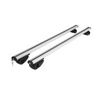 Barres Toit 2 Pièces 120 Ou 135CM Universel Convient À La Voiture avec Barres De Toit SUV Barres Transversales pour Kayak Cargoline Snowboard Railing(Silver 1.35M 2pcs)