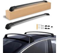 Barres Toit 2 Pièces Barre Transversale Verrouillable Barres Toit Bagages sur Le Toit Support Aluminium Robuste pour Tesla pour Model 3 Highland 2020-2026+ Railing