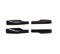 Barres Toit 4p Barres Toit Couvercle D'extrémité Coque Extérieures Avant Arrière Gauche Droite Toit pour Toyota pour Land Cruiser LC200 FJ200 08-19 Railing(Le Noir)