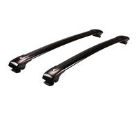 Barres Toit Accessoires auto 2 pièces barres de toit barres transversales pour Mitsubishi pour Montero 2013-2021 Barre supérieure Voiture(Black)