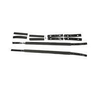 Barres Toit Accessoires auto 2 pièces barres toit transversales en aluminium noir pour Mitsubishi pour Outlander 2022-2026 Barre supérieure Voiture(Black)
