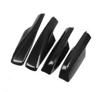 Barres Toit Capuchon Couverture D'extrémité Rails Latéraux Galerie Toit Protection Jambes Support Chargement Noir Plastique Durable pour Toyota pour Highlander Porte-Bagages Voiture(4 pièces)