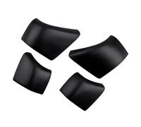 Barres Toit Couvercle Support Toit Noir pour Tesla Modèle 3 2017 2018 2019 2020 4 Pièces Accessoires Voiture Capuchon Remplacement Coque D'extrémité Rail Porte-Bagages Voiture