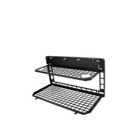 Barres Toit pour Ford pour Bronco 2021-2025 4/2 Portes | Table De Hayon Pliable À 2 Niveaux, Étagère De Rangement De Fret, Panneau MOLLE, Bureau De Camping En Plein Air