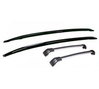 Barres Toit Pour Mazda Pour CX-30 2020-2025 4PC Barres Toit Transversales Porte-bagages Aluminium ABS Plastique Barres Toit Voiture(Black and silver)