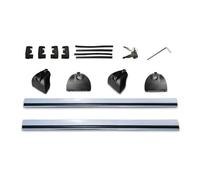 Barres Toit Railing Barre Transversale Ajustable en Aluminium 2 Pièces pour Lincoln Corsair 2020 - 2025 Porte-Bagages De Toit Affleurant Verrouillable(Argent)