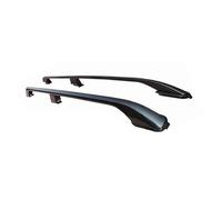 Barres Toit Railing Barres Toit transversales Aluminium Noir 2 pièces pour Mitsubishi pour Triton pour L200 2023-2026 Accessoires Voiture Galeries Toit Barre