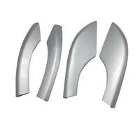 Barres Toit Railing pour VW pour Cross pour Polo 2007 2008 2009 2010 2011 Porte-Bagages Toit Voiture Couvercle Protection Barre Toit Coque D'extrémité Rail Toit Galerie De Toit(Arrière Gauche)