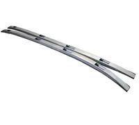 Barres Toit Rails De Toit pour Toyota pour RAV4 2026 2 Pièces Barre Transversale Transport Bagages Barres Canoë Noir Argent Railing