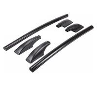 Barres Toit Rails Transversaux pour Jazz pour Fit À Hayon Barres De Toit en Alliage D'aluminium pour Voiture(Noir)