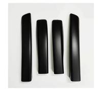 Barres Toit Rails Transversaux pour Mitsubishi pour ASX SUV 2013-2019 Embouts De Barres Toit Avant Et Arrière Coques Rechange en Plastique(Black-Rear Pair)