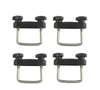 Barres Toit Transversales Kit De Fixation Et De Fixation pour Panier Toit Voiture avec Colliers Serrage en U(90mm)