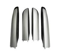 Barres Toit Transversales pour Toyota pour RAV4 2014-2021 Barre Toit Argentée Coque Extrémité Rail Bagages Couvercle Plastique Remplacement(A Set)