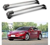 Barres Toit Voiture pour Tesla Model S Sedan with Pano Roof 2016-2020, Barre Transversale De Galerie De Toit Railing Porte-Bagages