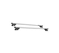 VEVOR Barres Transversales de Toit, Barre Porte Bagages Charge 90 kg 142 cm, pour Rails de Toit Surélevés avec Écartement 19-123 cm, en Aluminium, pour Panier Porte-bagages Galerie Camping Voyage