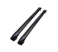 Barres transversales de toit 2 pièces compatibles avec Chevrolet Captiva 2019-2025 avec rails de toit(Black)