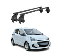 Barres Transversales Menabo pour Hyundai i10 2017-2019 Noir