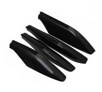 Barres Transversales pour Toyota pour Land pour Cruiser Prado FJ120 2003-2006 2007 2008 2009 Noir ABS Barres De Toit Rail Protection D'Extrémité Coque 4PCS