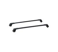 Barres Transversales Toit Universelles Barre Transversale Toit en Aluminium Rail Latéral Rainuré sans Espace Barre Transversale Réglable avec Verrouillage Les Barres Toit(122cm)