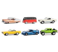 Barrett Jackson Scottsdale Edition Lot de 6 voitures Série 12 1/64 Diecast Model Cars par Greenlight 37290SET