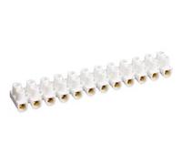 Barrette 12 plots section 10mm² - Blanc - Zenitech