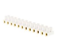 Zenitech - Barrette 12 plots section 4mm² - Blanc