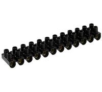 Barrette 2 x 12 noire Dhome - Section 6 mm²