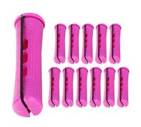 Barrette à boucler sans chaleur pour femme - 12 baguettes magiques avec bandes en caoutchouc antidérapant - Outil de coiffage sans chaleur - Pour femme - Pour la nuit à la maison et les voyages