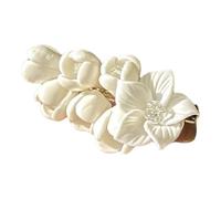 Barrette à cheveux à fleurs de mariage, barrette à cheveux | Souvenir de Noël, coiffe florale décorative | Pastorale blanche, luxe léger