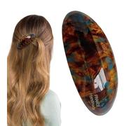 Barrette à Cheveux - Accessoires De Coiffure Élégants Vintage - Grande Pince à Cheveux Ovale,pour École, Trajets, Déguisement, Voyage, Filles, Adolescentes, Sœurs, Femmes, Petite Amie