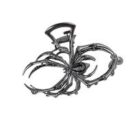 Barrette à cheveux araignée d'Halloween pour femme, gothique pour femme, pince à cheveux araignée en métal, accessoire de cheveux d'Halloween pour rendez-vous, voyage d'affaires, piscine, voyage