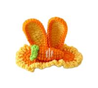 Barrette à cheveux au crochet élégante avec oreilles de carotte vintage - Accessoire de cheveux polyvalent - Bijoux pour femme