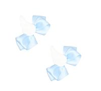 Barrette à cheveux avec aile avec nœud pour femmes, adolescentes, filles, sous-cultures des années 2000, barrettes latérales, accessoires de façonnage de cheveux, 1 paire d'accessoires de cosplay